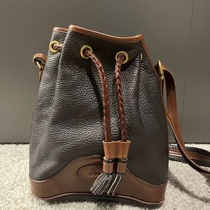 Dooney & Burke Vintage Browm Bucket Bag